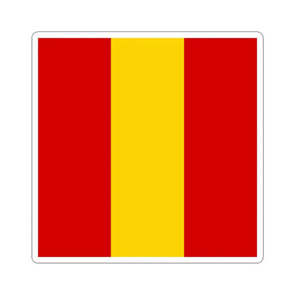 Novhorodka flag (Ukraine) STICKER Vinyl Kiss-Cut Decal 4 Inch White - The Sticker Space