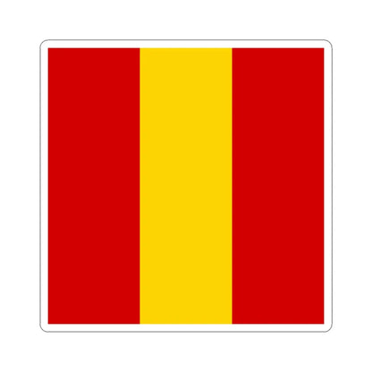 Novhorodka flag (Ukraine) STICKER Vinyl Kiss-Cut Decal 6 Inch White - The Sticker Space