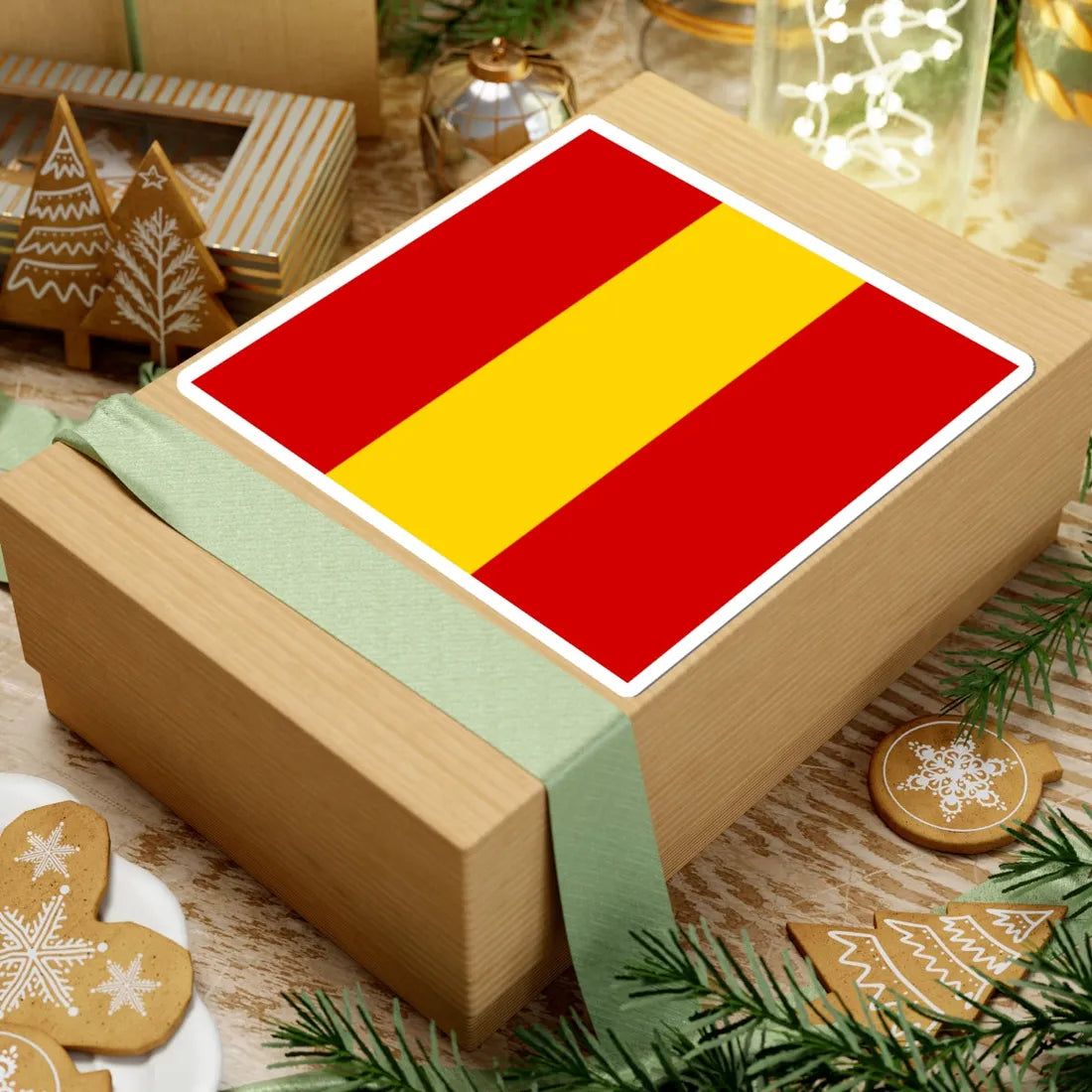 Novhorodka flag (Ukraine) STICKER Vinyl Kiss-Cut Decal - The Sticker Space