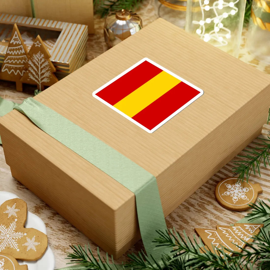 Novhorodka flag (Ukraine) STICKER Vinyl Kiss-Cut Decal - The Sticker Space