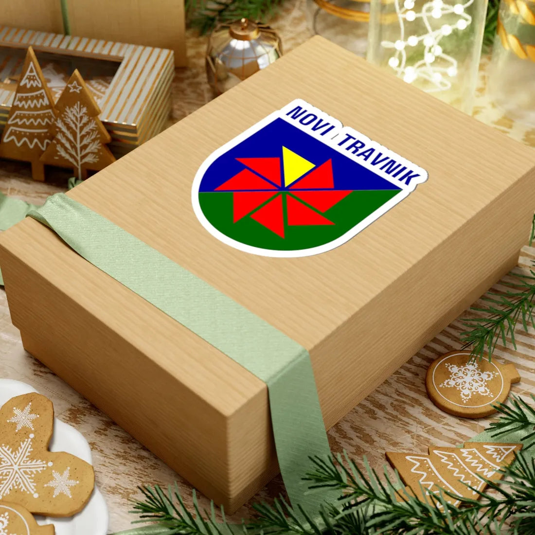 Novi Travnik Coat of Arms (Bosnia and Herzegovina) (Coat of Arms) STICKER Vinyl Kiss-Cut Decal - The Sticker Space