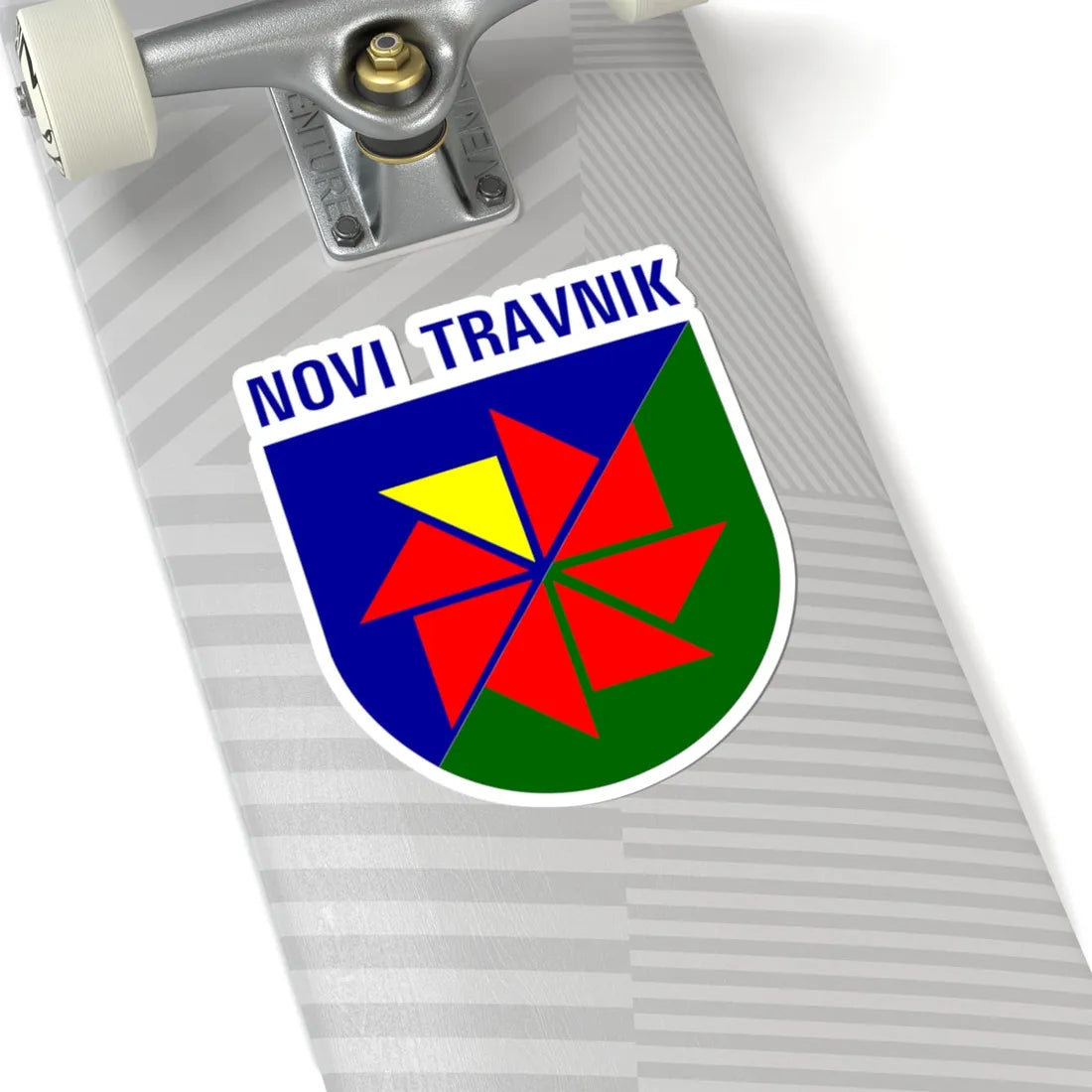 Novi Travnik Coat of Arms (Bosnia and Herzegovina) (Coat of Arms) STICKER Vinyl Kiss-Cut Decal - The Sticker Space
