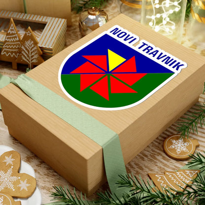 Novi Travnik Coat of Arms (Bosnia and Herzegovina) (Coat of Arms) STICKER Vinyl Kiss-Cut Decal - The Sticker Space