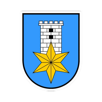 Novi Vinodolski (Croatia) (Coat of Arms) STICKER Vinyl Kiss-Cut Decal 2 Inch White - The Sticker Space