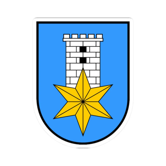 Novi Vinodolski (Croatia) (Coat of Arms) STICKER Vinyl Kiss-Cut Decal 2 Inch White - The Sticker Space