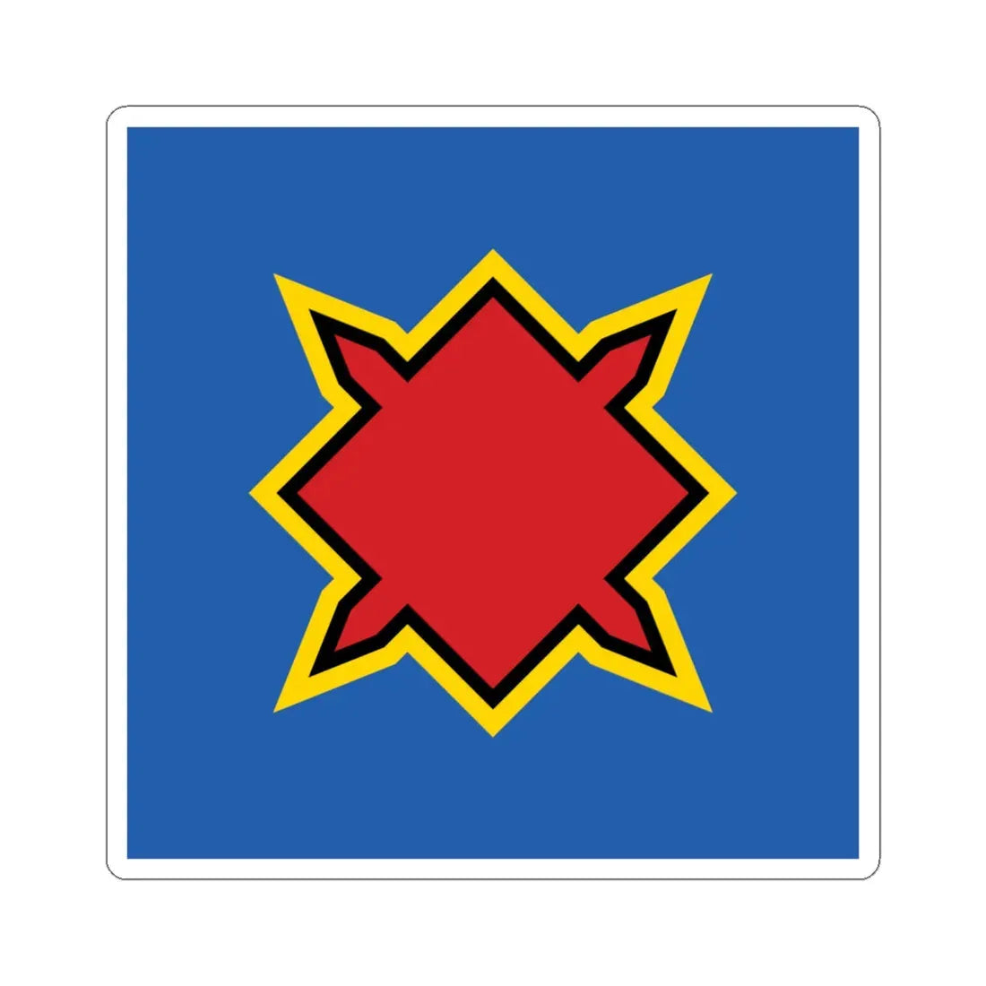 Novoukrainka flag (Ukraine) STICKER Vinyl Kiss-Cut Decal 6 Inch White - The Sticker Space