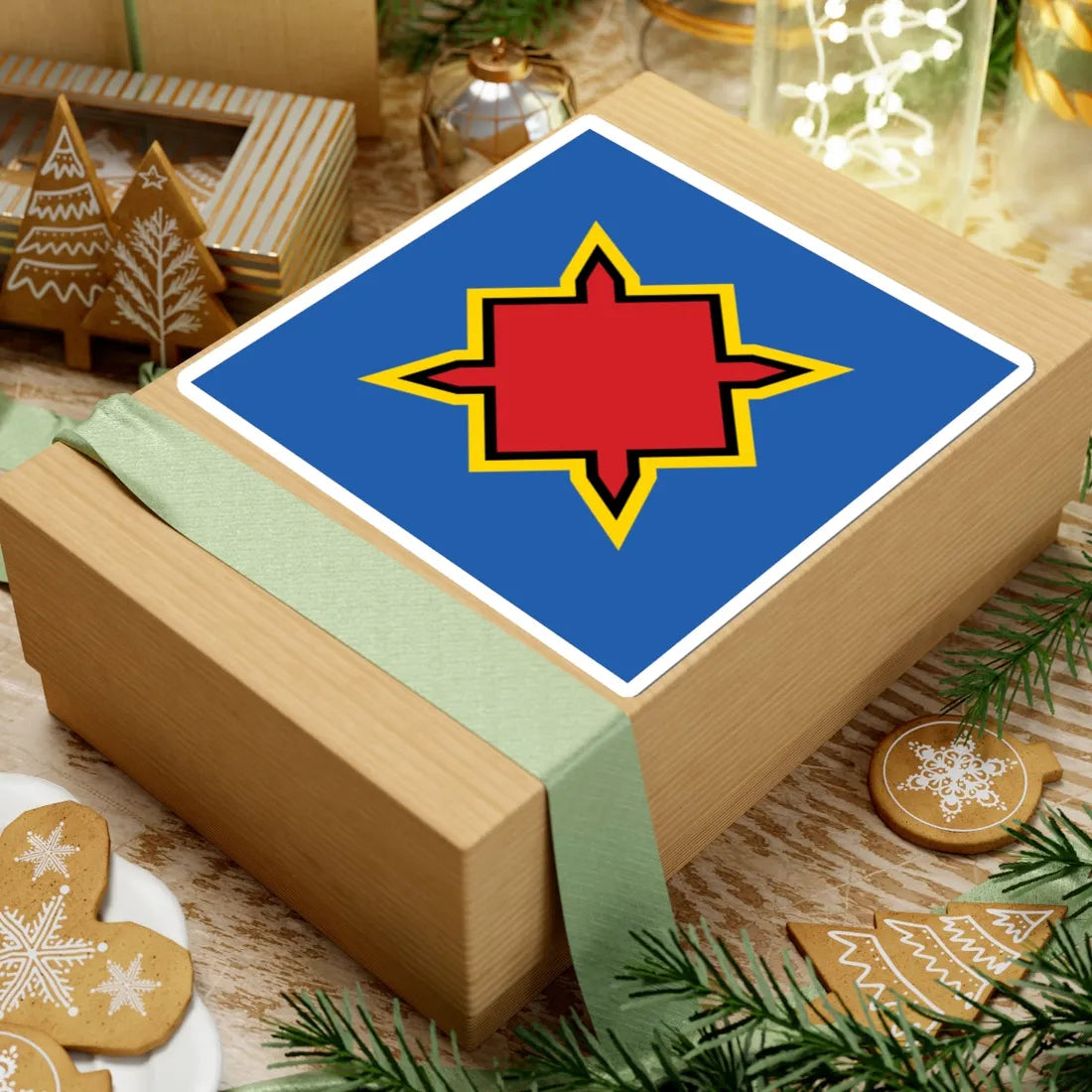 Novoukrainka flag (Ukraine) STICKER Vinyl Kiss-Cut Decal - The Sticker Space