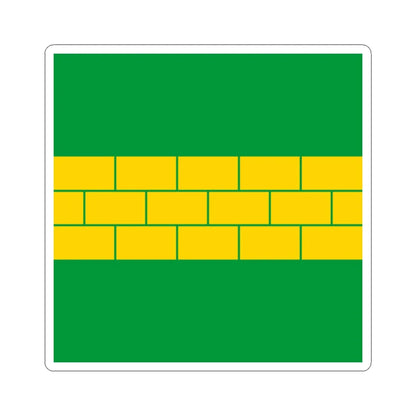 Novyi Kryvyn flag (Ukraine) STICKER Vinyl Kiss-Cut Decal 2 Inch White - The Sticker Space