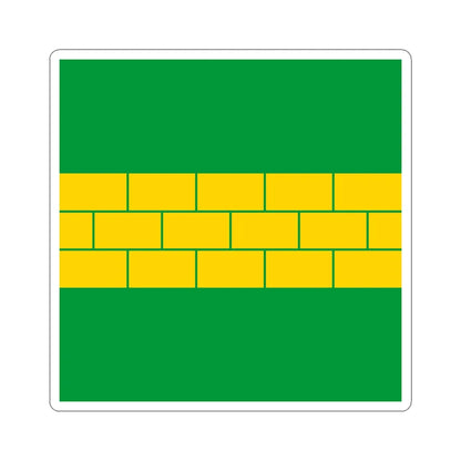 Novyi Kryvyn flag (Ukraine) STICKER Vinyl Kiss-Cut Decal 6 Inch White - The Sticker Space