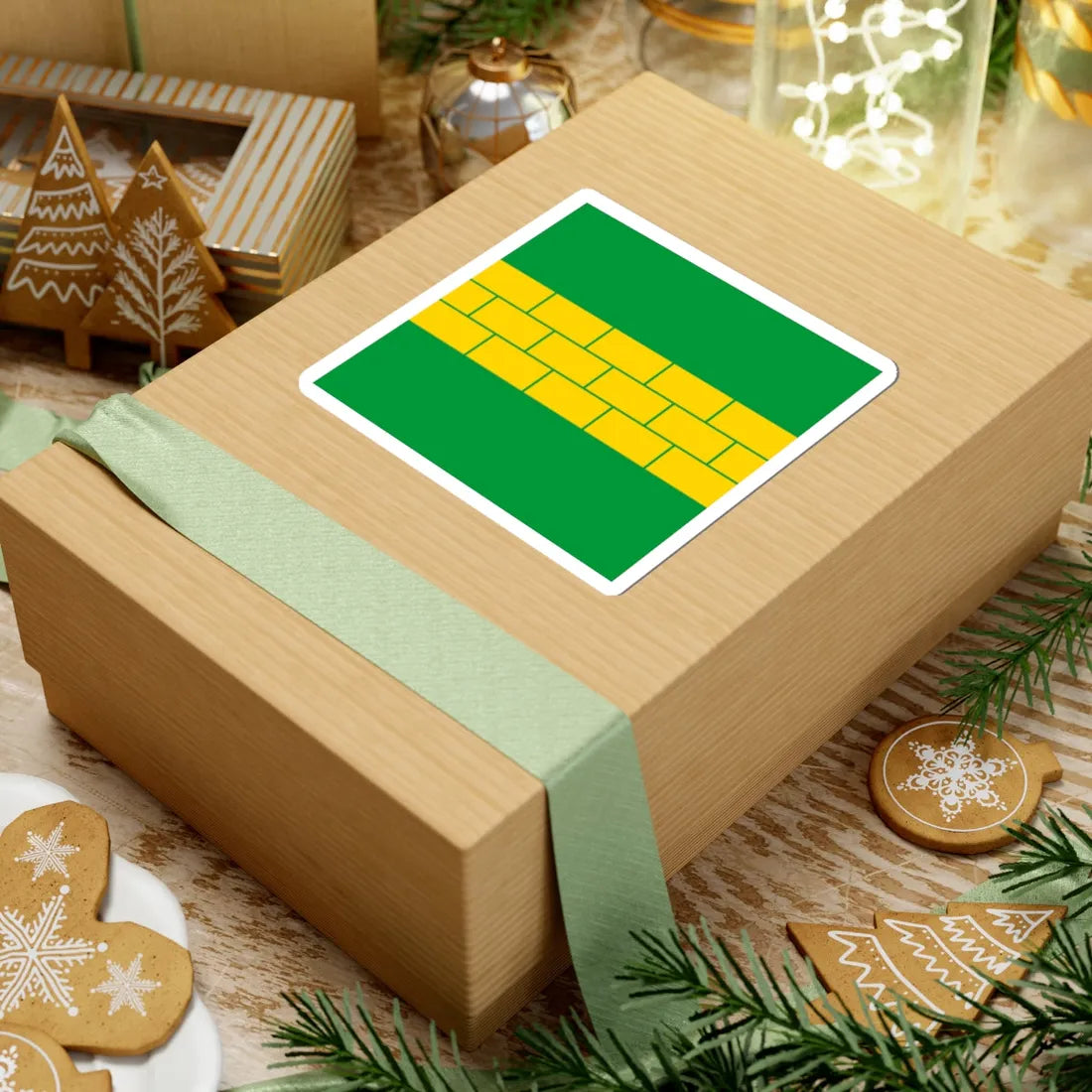 Novyi Kryvyn flag (Ukraine) STICKER Vinyl Kiss-Cut Decal - The Sticker Space