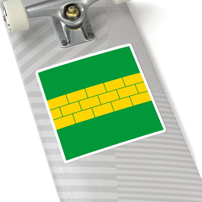 Novyi Kryvyn flag (Ukraine) STICKER Vinyl Kiss-Cut Decal - The Sticker Space