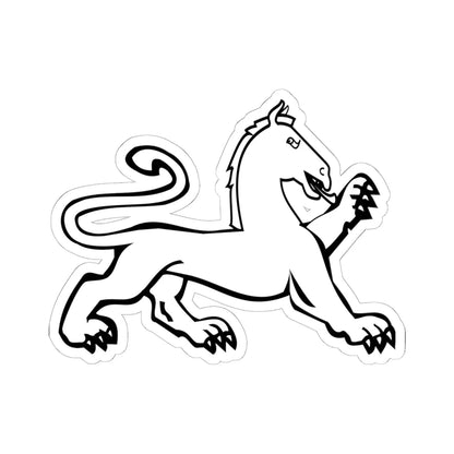 Nowogród (Russia) (Coat of Arms) STICKER Vinyl Kiss-Cut Decal 6 Inch White - The Sticker Space