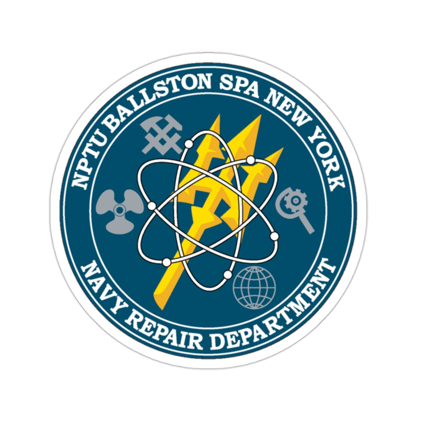 NPTU Ballston SPA NRD (U.S. Navy) STICKER Vinyl Die-Cut Decal-2 Inch-The Sticker Space