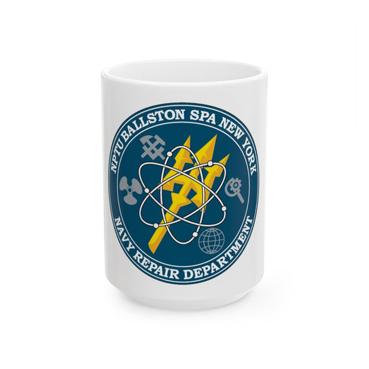 NPTU Ballston SPA NRD (U.S. Navy) White Coffee Mug-15oz-The Sticker Space