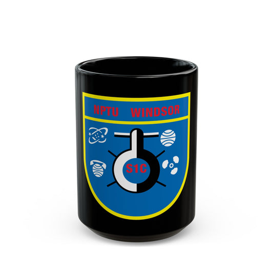 NPTU Windsor S1C (U.S. Navy) Black Coffee Mug-15oz-The Sticker Space