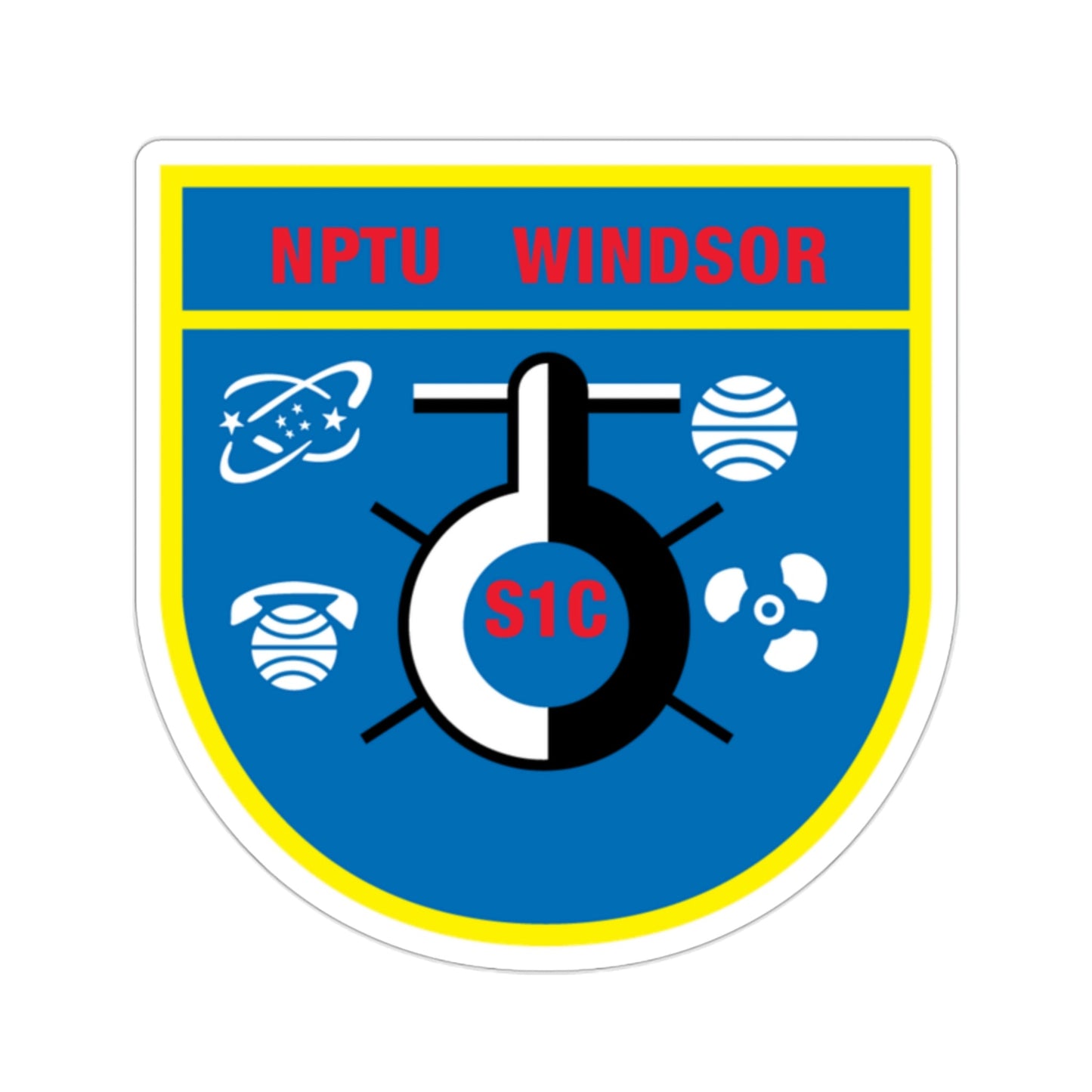 NPTU Windsor S1C (U.S. Navy) STICKER Vinyl Die-Cut Decal-2 Inch-The Sticker Space