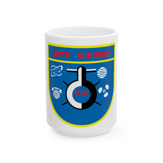 NPTU Windsor S1C (U.S. Navy) White Coffee Mug-15oz-The Sticker Space