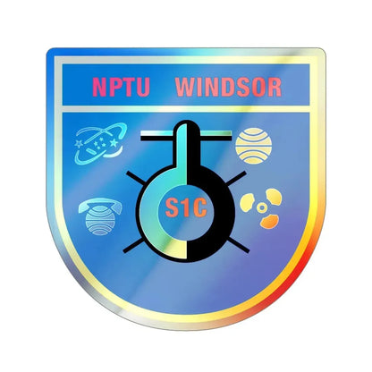 NPTU Windsor S1C (U.S. Navy) Holographic STICKER Die-Cut Vinyl Decal - The Sticker Space