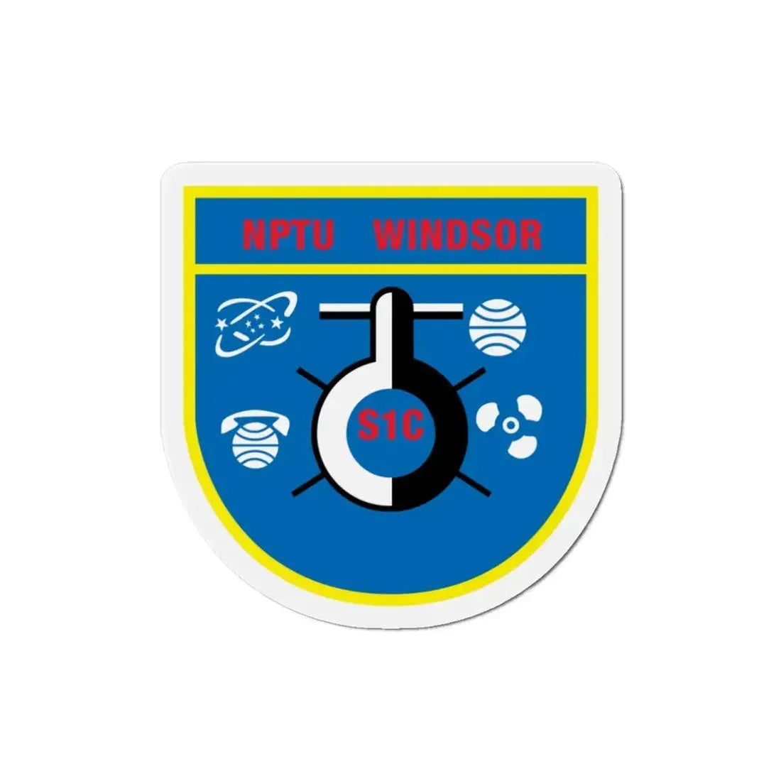 NPTU Windsor S1C (U.S. Navy) Refrigerator Magnet 3 Inch - The Sticker Space