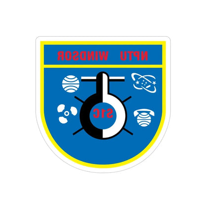 NPTU Windsor S1C (U.S. Navy) REVERSE PRINT Transparent Die-Cut STICKER - The Sticker Space