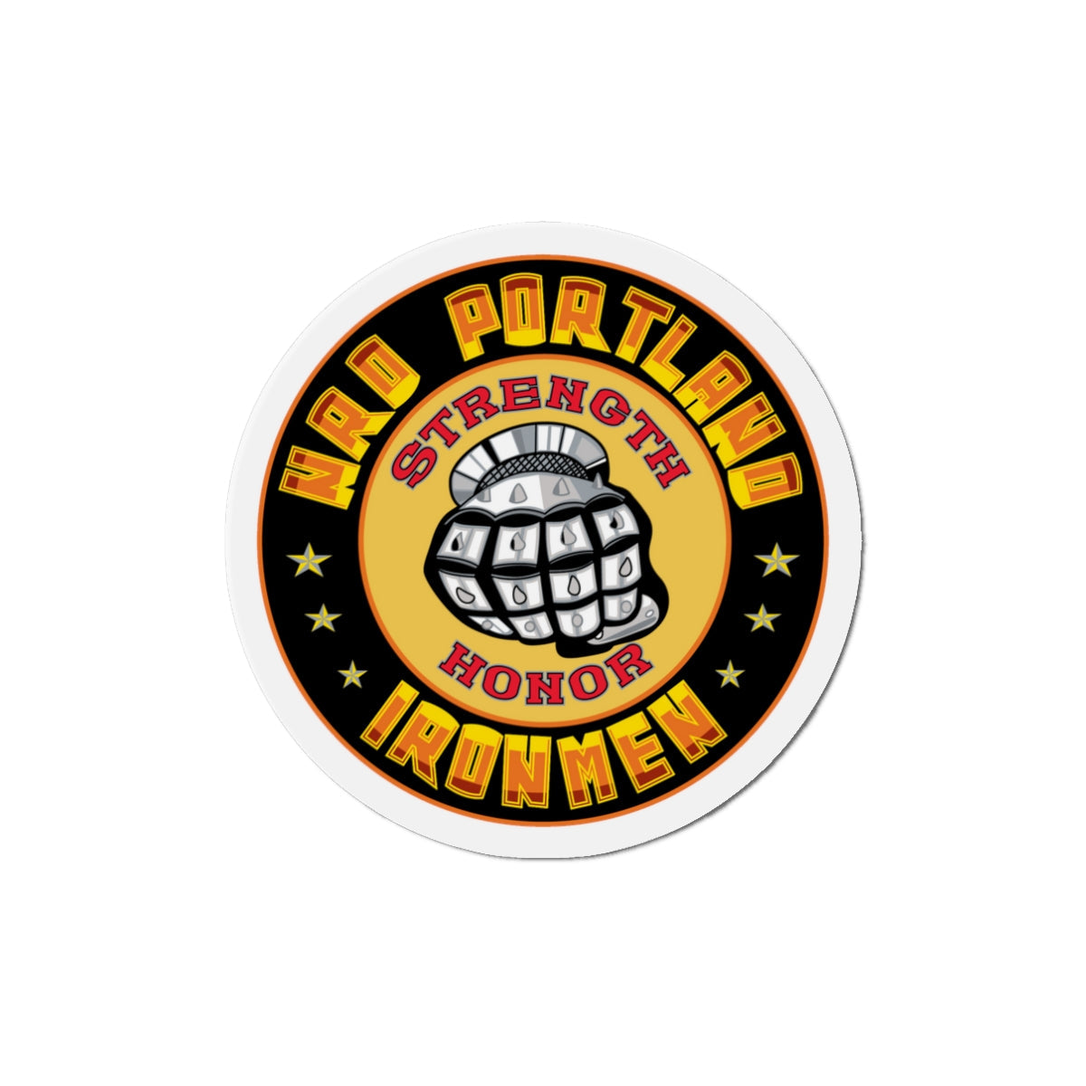 NRD Portland Ironman (U.S. Navy) Die-Cut Magnet-3" x 3"-The Sticker Space