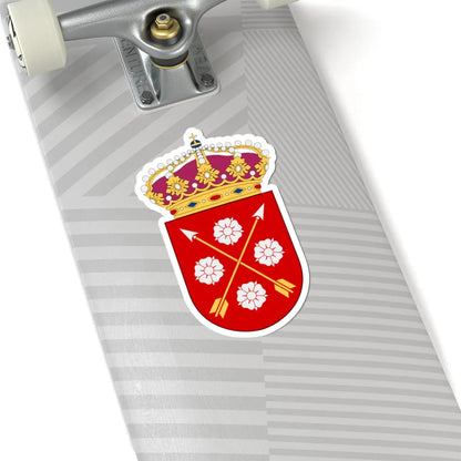 Närke vapen med kunglig krona (Sweden) (Coat of Arms) STICKER Vinyl Kiss-Cut Decal - The Sticker Space