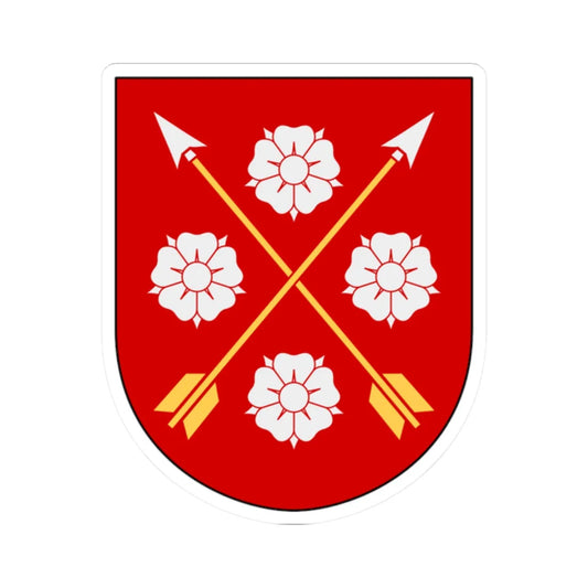 Närke vapen (Sweden) (Coat of Arms) STICKER Vinyl Kiss-Cut Decal 2 Inch White - The Sticker Space