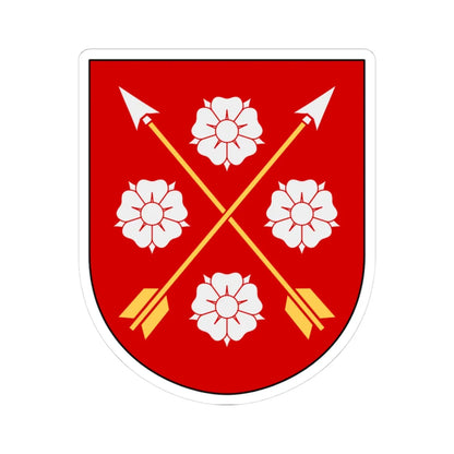 Närke vapen (Sweden) (Coat of Arms) STICKER Vinyl Kiss-Cut Decal 3 Inch White - The Sticker Space