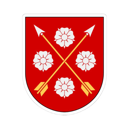 Närke vapen (Sweden) (Coat of Arms) STICKER Vinyl Kiss-Cut Decal 4 Inch White - The Sticker Space
