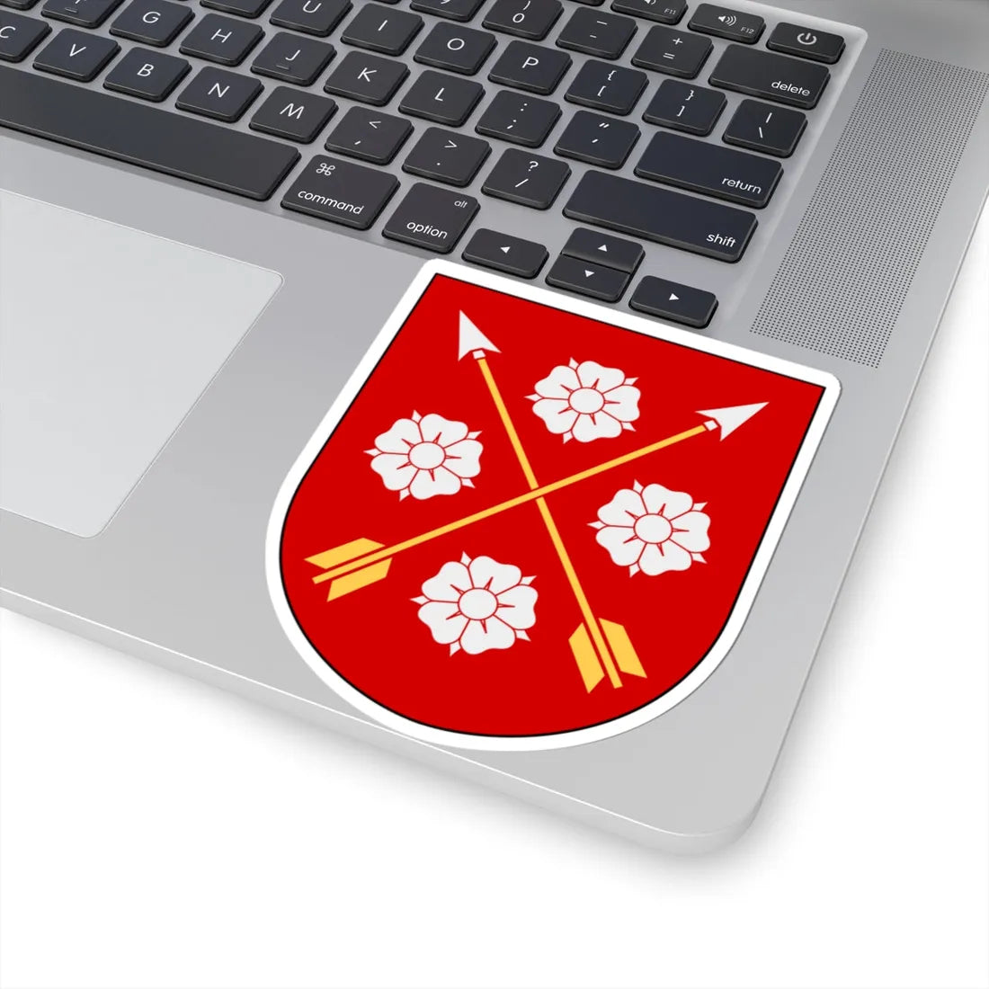 Närke vapen (Sweden) (Coat of Arms) STICKER Vinyl Kiss-Cut Decal - The Sticker Space