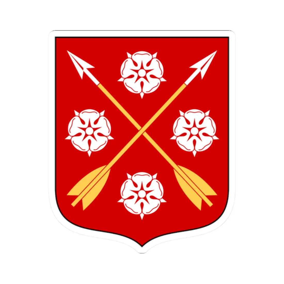 Närkes vapen (Sweden) (Coat of Arms) STICKER Vinyl Kiss-Cut Decal 2 Inch White - The Sticker Space