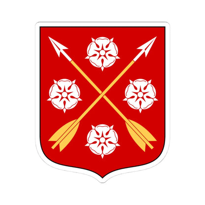 Närkes vapen (Sweden) (Coat of Arms) STICKER Vinyl Kiss-Cut Decal 4 Inch White - The Sticker Space