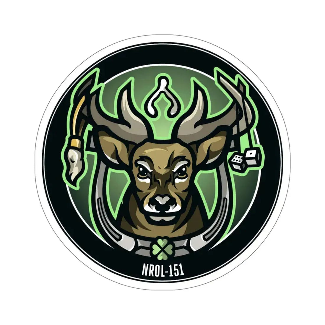 NROL-151 (National Reconnaissance Office) STICKER Vinyl Die-Cut Decal 5 Inch - The Sticker Space