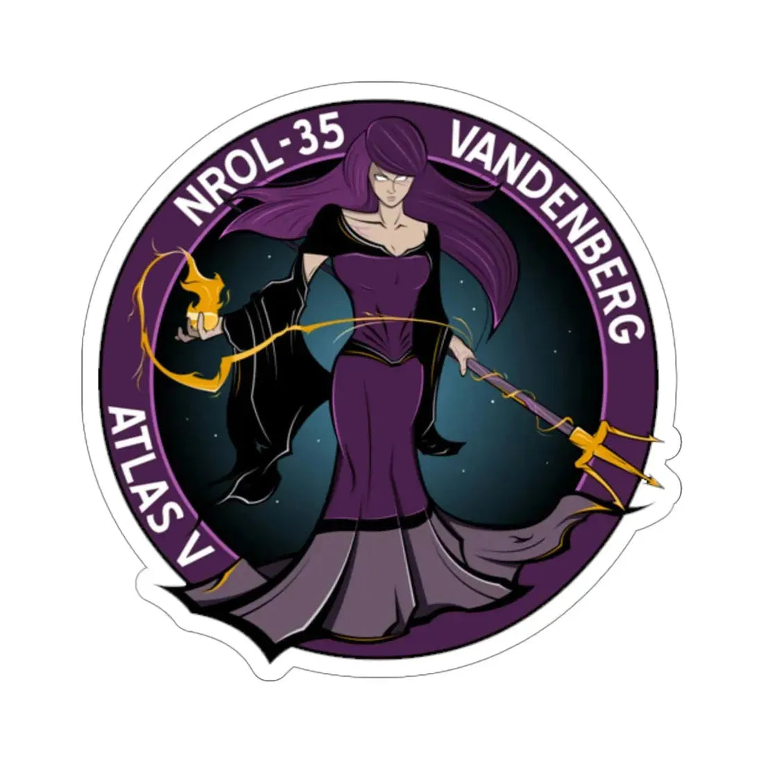 NROL-35 (National Reconnaissance Office) STICKER Vinyl Die-Cut Decal - The Sticker Space