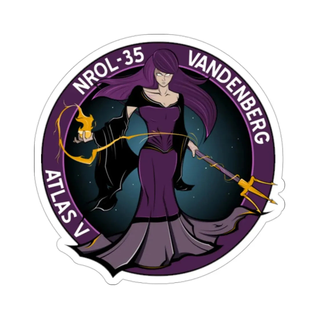 NROL-35 (National Reconnaissance Office) STICKER Vinyl Die-Cut Decal - The Sticker Space