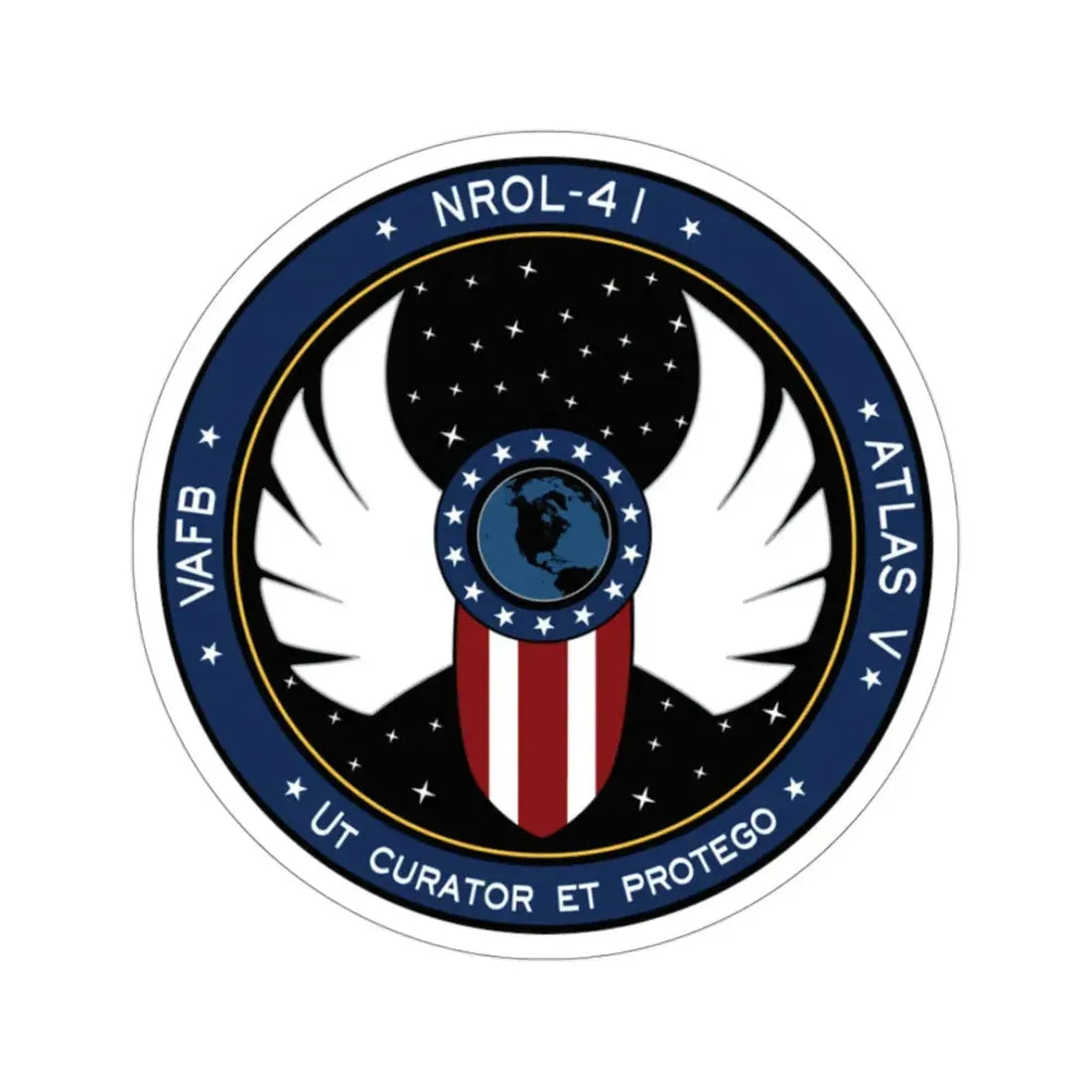NROL-41 (National Reconnaissance Office) STICKER Vinyl Die-Cut Decal 3 Inch - The Sticker Space
