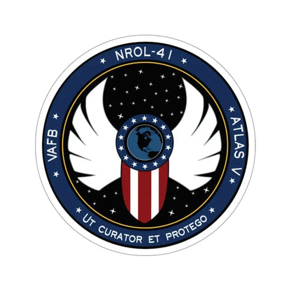NROL-41 (National Reconnaissance Office) STICKER Vinyl Die-Cut Decal 4 Inch - The Sticker Space