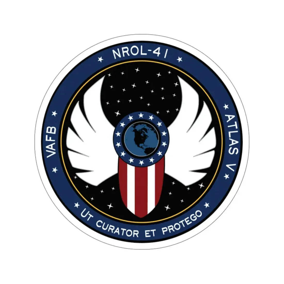NROL-41 (National Reconnaissance Office) STICKER Vinyl Die-Cut Decal 6 Inch - The Sticker Space