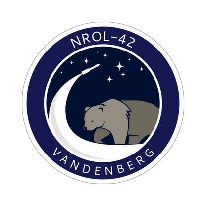 NROL-42 (National Reconnaissance Office) STICKER Vinyl Die-Cut Decal 5 Inch - The Sticker Space
