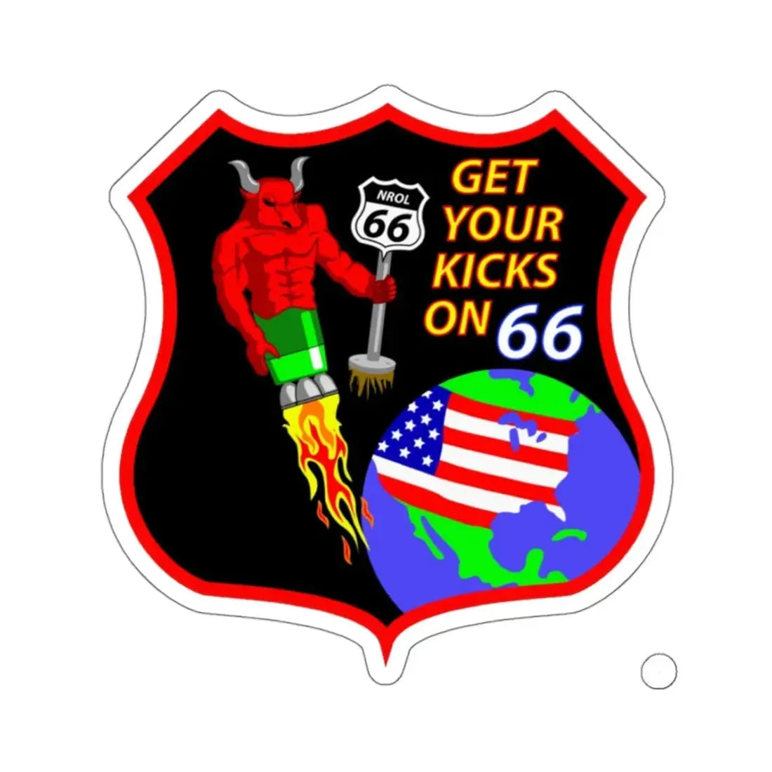 NROL-66 (National Reconnaissance Office) STICKER Vinyl Die-Cut Decal 3 Inch - The Sticker Space