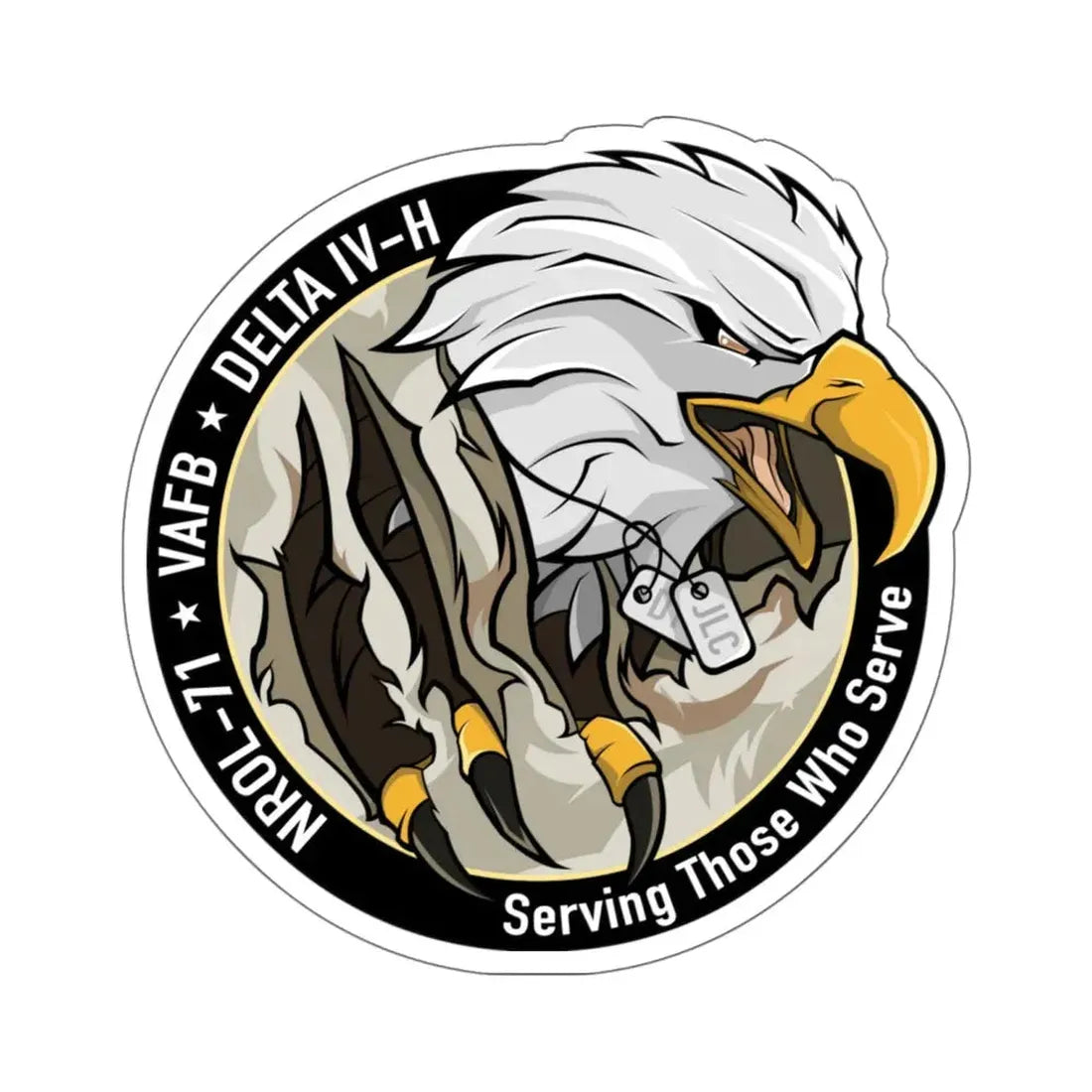 NROL-71 (National Reconnaissance Office) STICKER Vinyl Die-Cut Decal 4 Inch - The Sticker Space