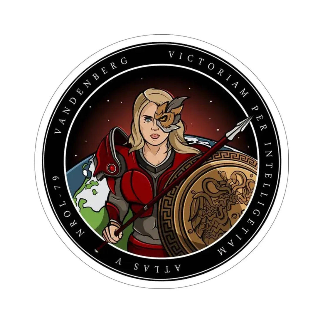 NROL-79 (National Reconnaissance Office) STICKER Vinyl Die-Cut Decal 4 Inch - The Sticker Space