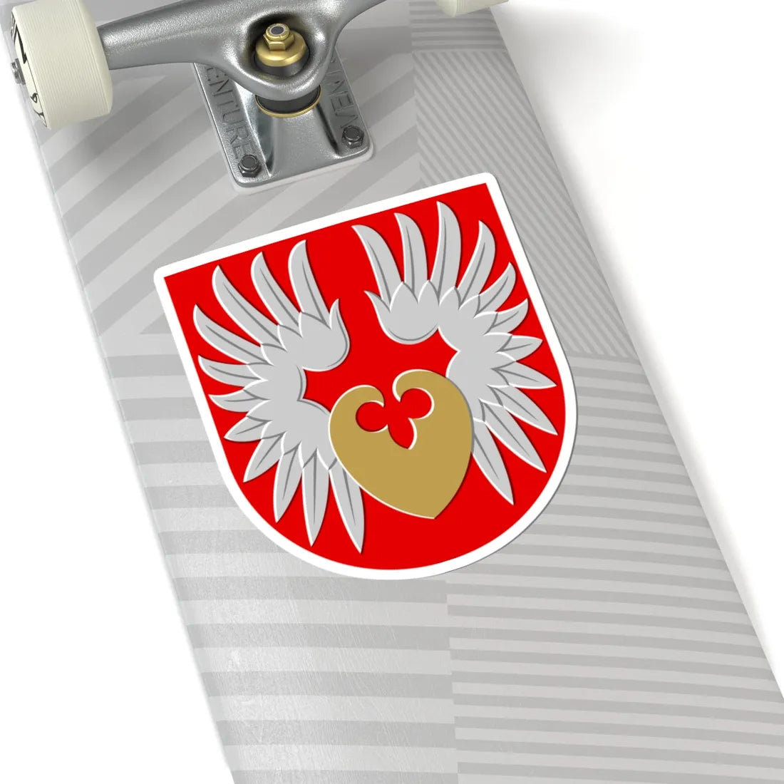 Närpiö.vaakuna (Finland) (Coat of Arms) STICKER Vinyl Kiss-Cut Decal - The Sticker Space
