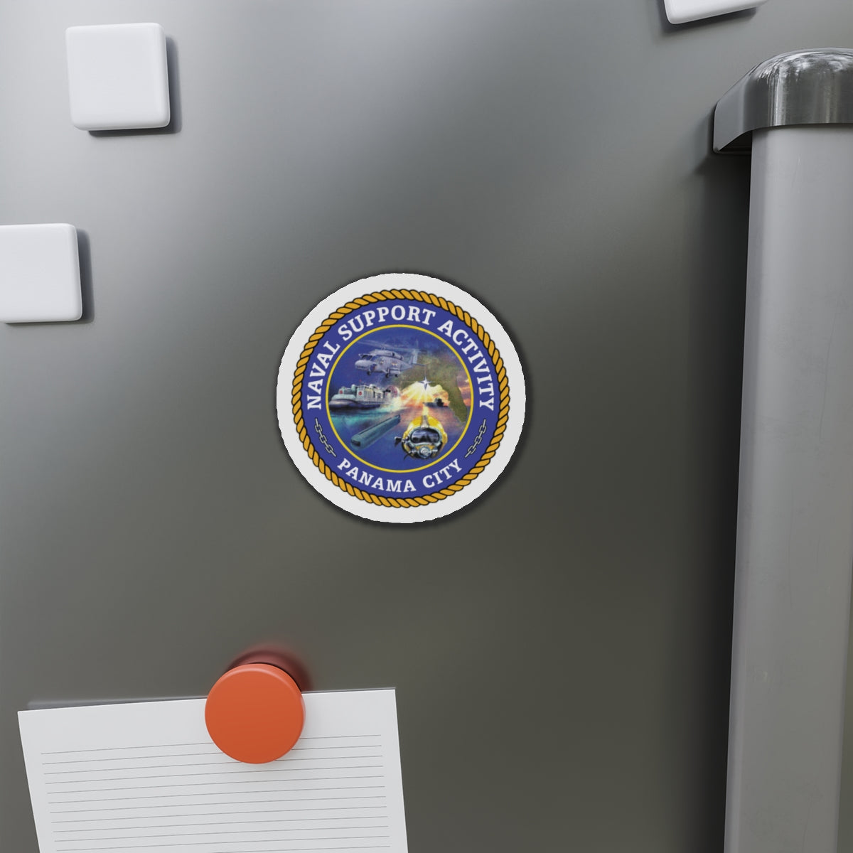 NSA Panama City Naval Support Activity (U.S. Navy) Die-Cut Magnet-The Sticker Space