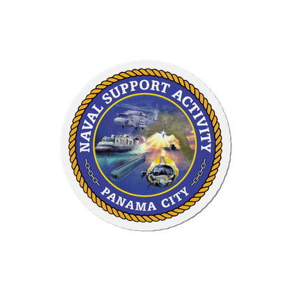 NSA Panama City Naval Support Activity (U.S. Navy) Die-Cut Magnet-6 × 6"-The Sticker Space