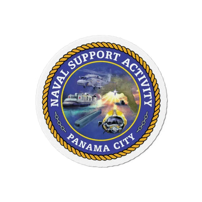 NSA Panama City Naval Support Activity (U.S. Navy) Refrigerator Magnet 2 Inch - The Sticker Space