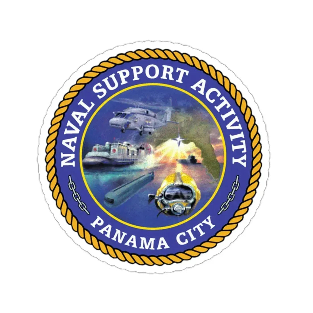 NSA Panama City Naval Support Activity (U.S. Navy) STICKER Vinyl Die-Cut Decal 2 Inch - The Sticker Space