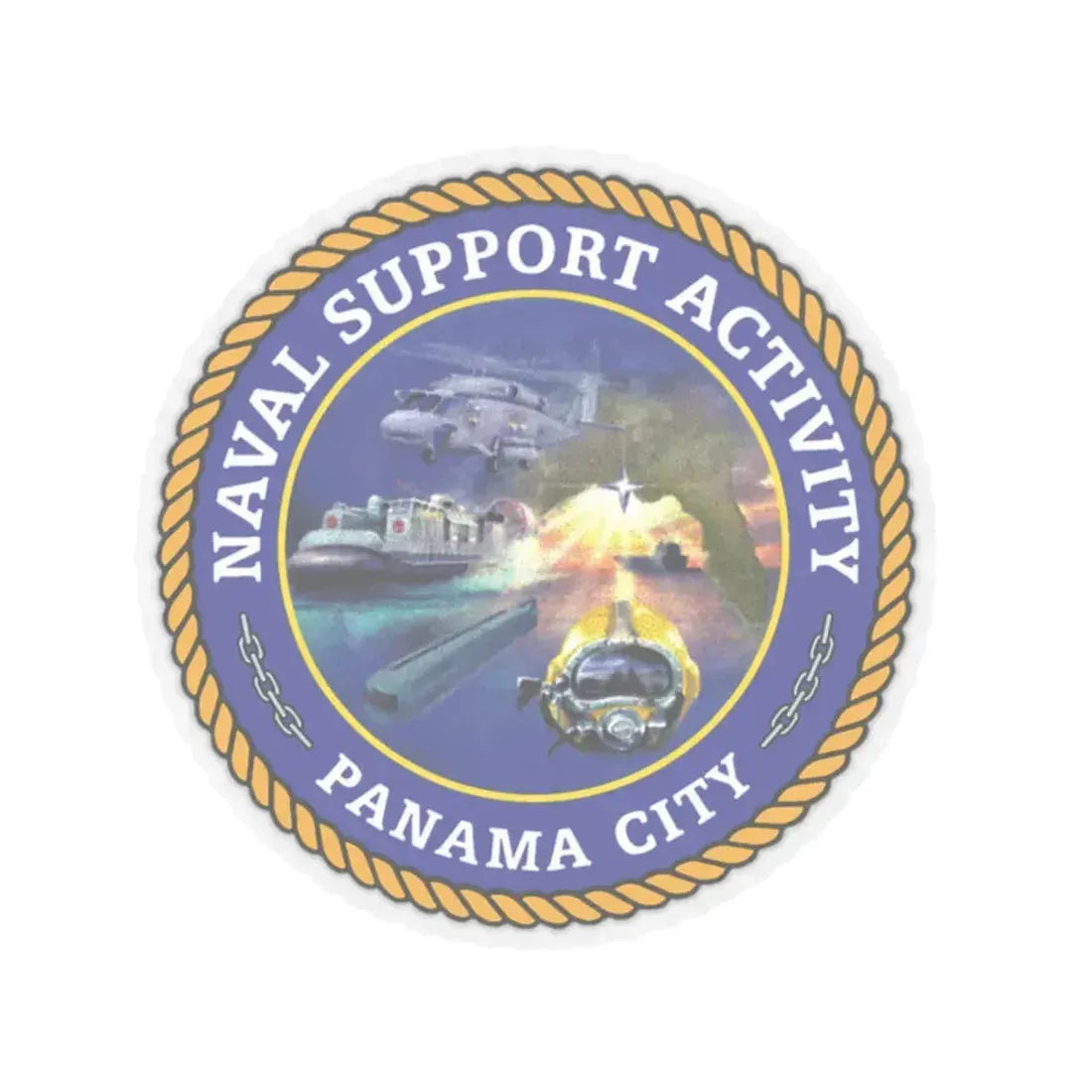 NSA Panama City Naval Support Activity (U.S. Navy) STICKER Vinyl Kiss-Cut Decal 2 Inch Transparent - The Sticker Space