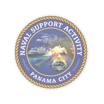 NSA Panama City Naval Support Activity (U.S. Navy) STICKER Vinyl Kiss-Cut Decal 4 Inch Transparent - The Sticker Space