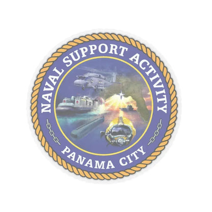 NSA Panama City Naval Support Activity (U.S. Navy) STICKER Vinyl Kiss-Cut Decal 6 Inch Transparent - The Sticker Space